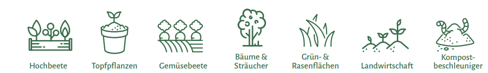 Anwendungen PRessgoldf Universaldünger